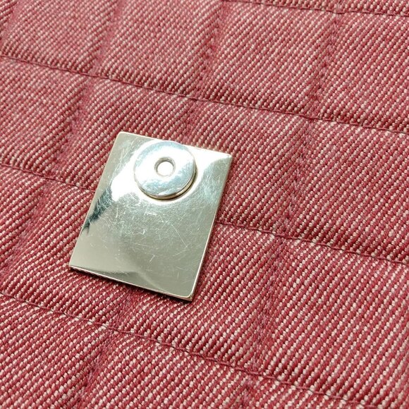 2991018BA (X6) Chanel Shoulder Bag Red Canvas - Picture 9 of 13